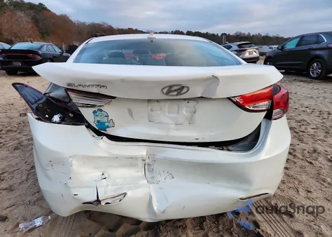 2013 Hyundai Elantra Gls from USA, damaged, VIN 5NPDH4AE8DH441749